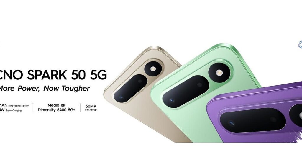 6,500mAh Battery, 120Hz Display, And A Slim Body Set Tecno Spark 50 5G Apart In The Rp3 Million Class