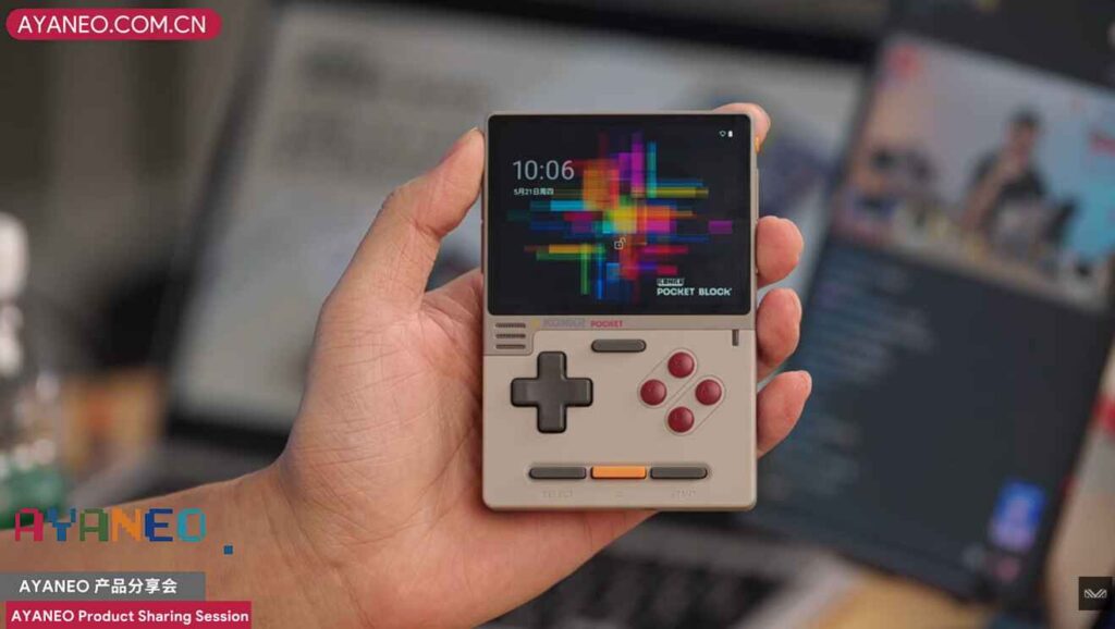 Pocket BLOCK Drops the Bulk, AYANEO’s Retro Handheld Leans Hard Into Portability
