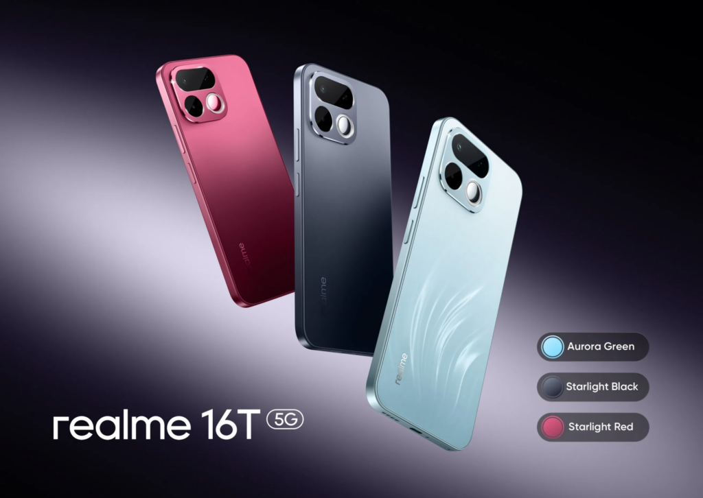 Inside Realme 16T’s Box, 8,000mAh Battery and Aura Flash Set the Tone