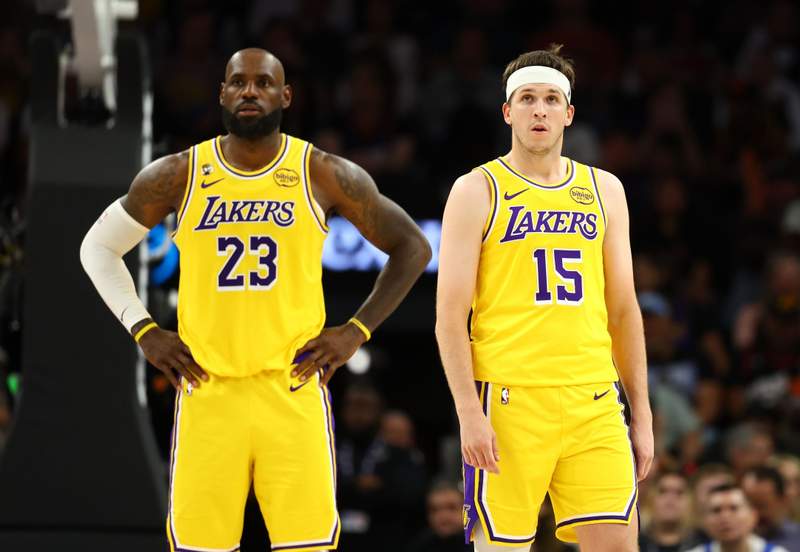 NBA World Turns On Reporter Over Austin Reaves And LeBron James Question, Fans Say He Was Just Trying To Leave