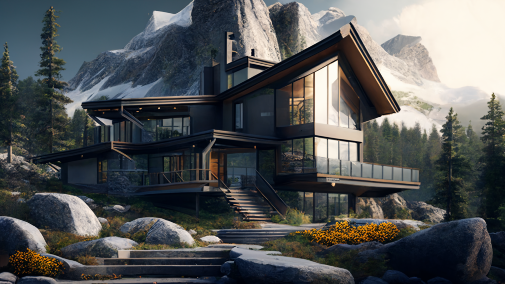 Six Gemini AI Prompts Turn Mountain Homes Into More Lifelike, Cinematic Visuals