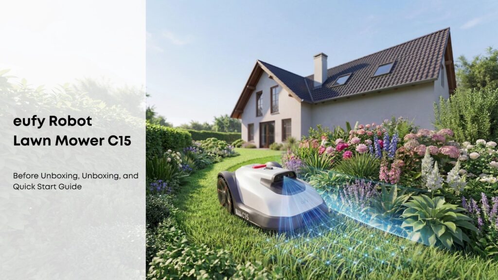 eufy C15 Targets Small Lawns With Camera-Based Navigation and No Perimeter Wire