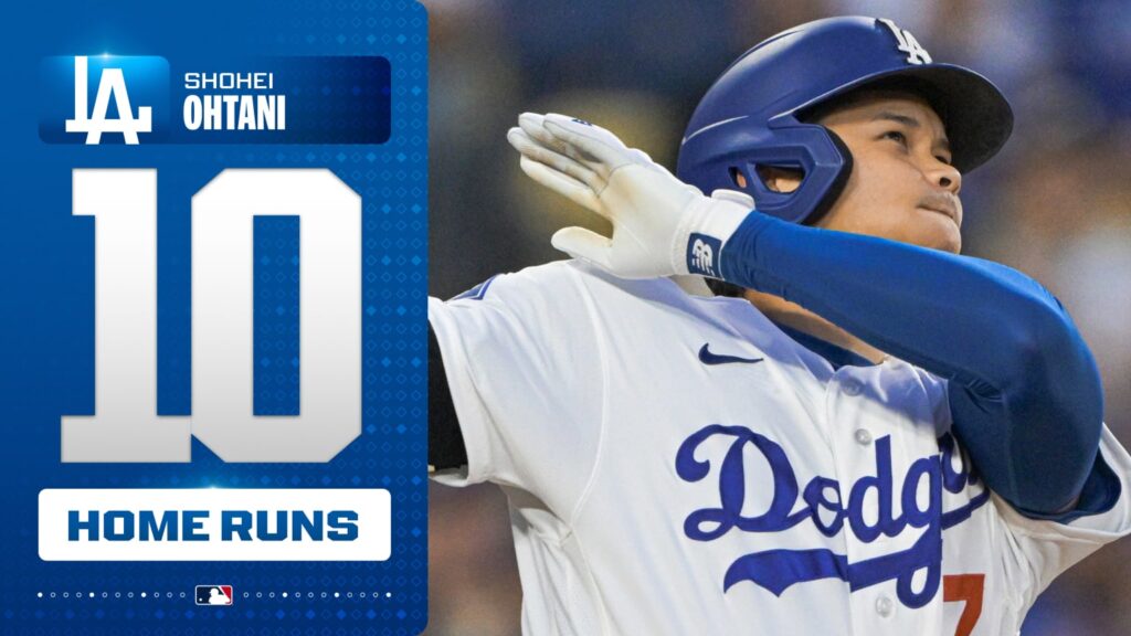Ohtani Crushes No. 10 To Right Field, Dodgers Grab Early Control Against Phillies