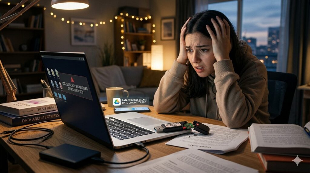 When A Flash Drive Fails, Cloud Storage Keeps Critical Files Within Reach