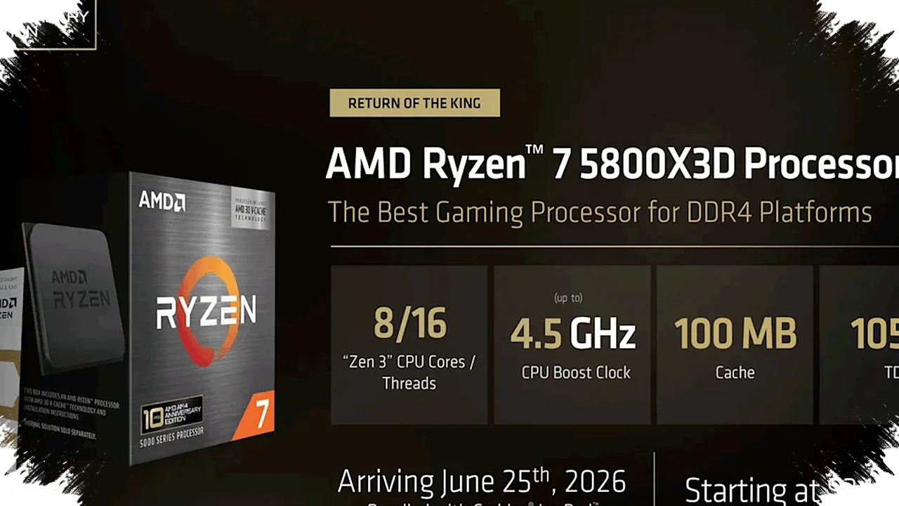 Ryzen 7 5800X3D And 7700X3D Return, But Their Launch Prices Make Them Hard To Recommend