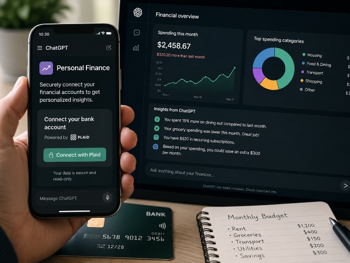 ChatGPT Gains Read-Only Access To Bank Accounts, Raising New Privacy Questions