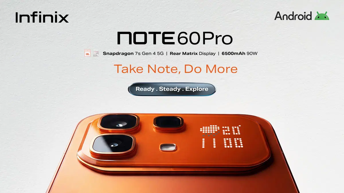 Infinix Note 60 Pro Readies To Strike, Snapdragon 7s Gen 4 And 6,500mAh Battery Lead The Charge
