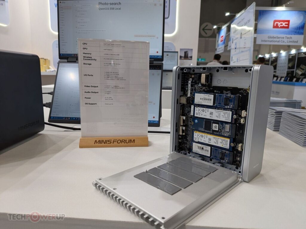 Minisforum N4 Brings Wi-Fi 7 and USB 4 to a Power-Efficient Wildcat Lake NAS