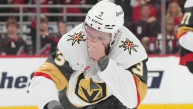 Vegas Mum On McNabb For Game 3, A Fractured Blue Line Looms