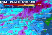 DFW Faces Multiple Rounds Of Storms This Weekend, Flash Flooding Becomes The Main Threat