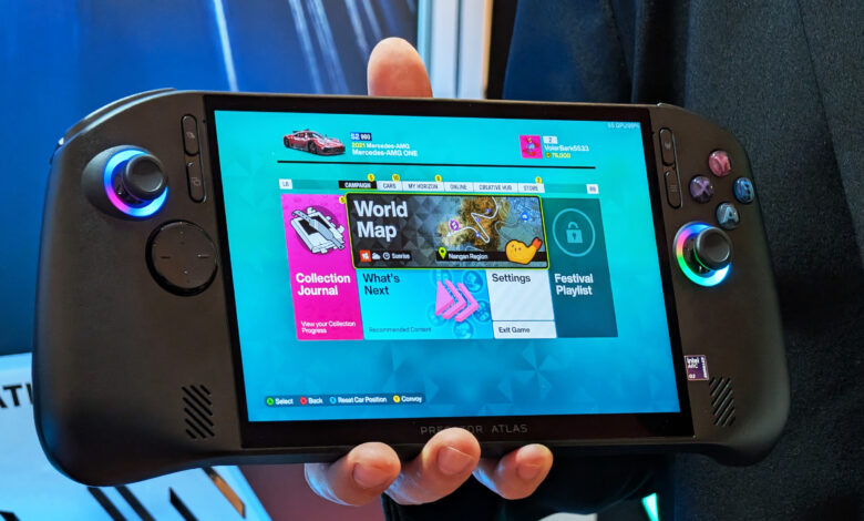 Predator Atlas 8 Pushes Intel Into Handheld Gaming, Acer Targets AMD’s Longtime Lead