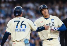 Dodgers Explode For 9 Runs In The First Inning, Angels Are Buried Before The Game Begins