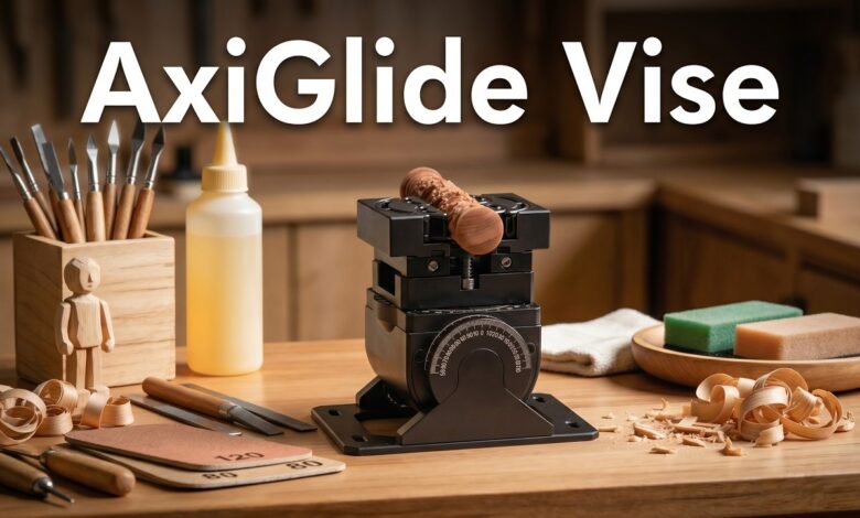 A 360-Degree Vise Built for Precision, AxiGlide Keeps Small Workpieces Secure Without Resetting