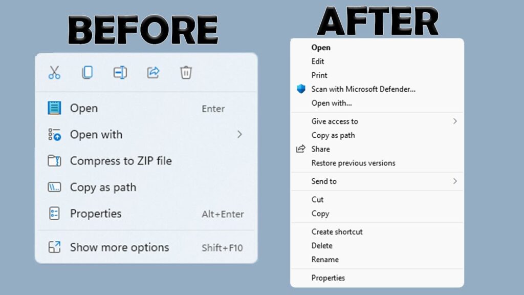 Microsoft Plans A Cleaner Right-Click Menu For Windows 11, With Custom Controls Coming