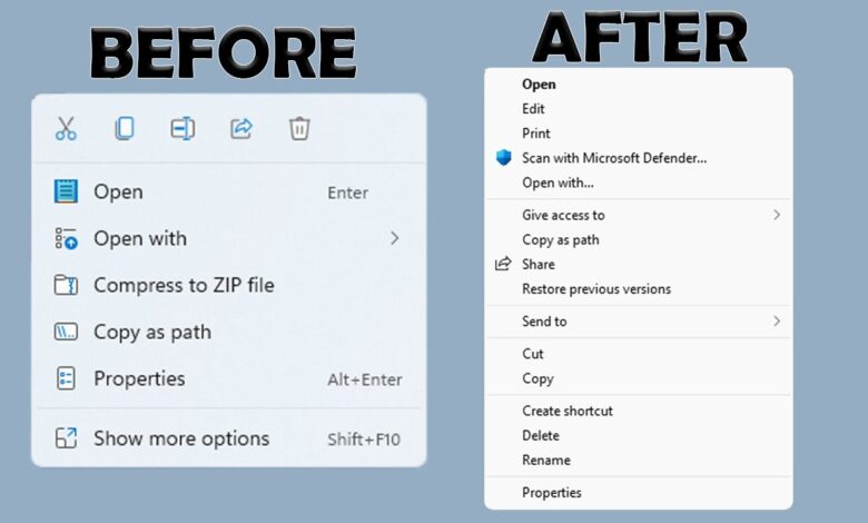 Microsoft Plans A Cleaner Right-Click Menu For Windows 11, With Custom Controls Coming