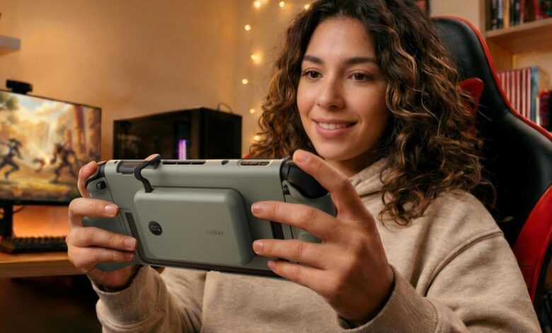 Belkin’s Modular Switch 2 Grip Adds A Magnetic Battery Option For Longer Handheld Play