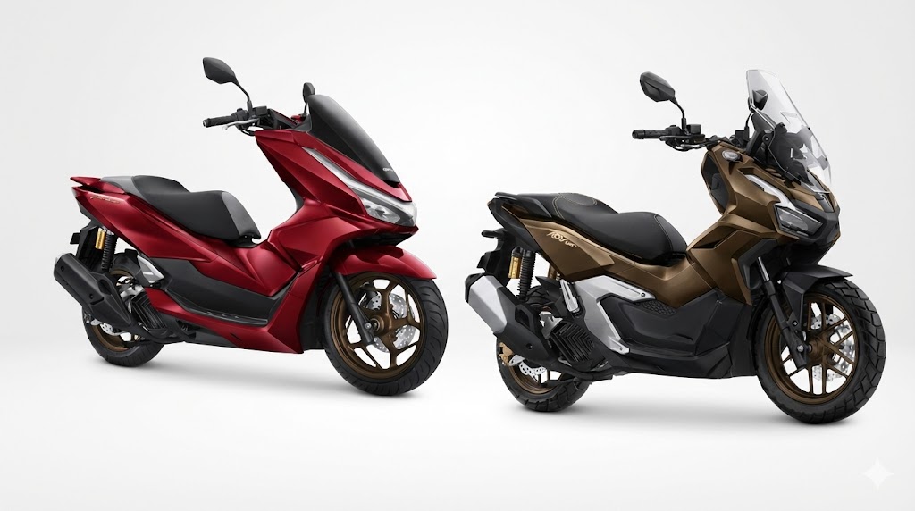Honda PCX 160 and ADV 160 Raise The Bar, Dual-Channel ABS and RoadSync Stand Out