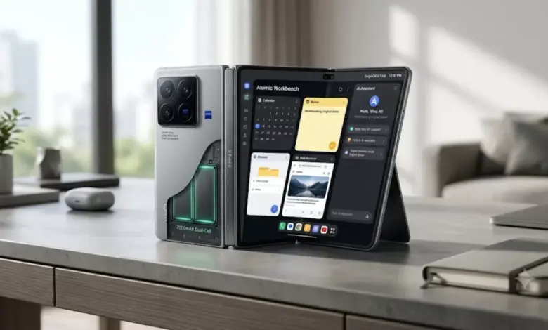 Vivo X Fold 6’s Atomic Workbench Puts Five Apps on One Foldable Screen