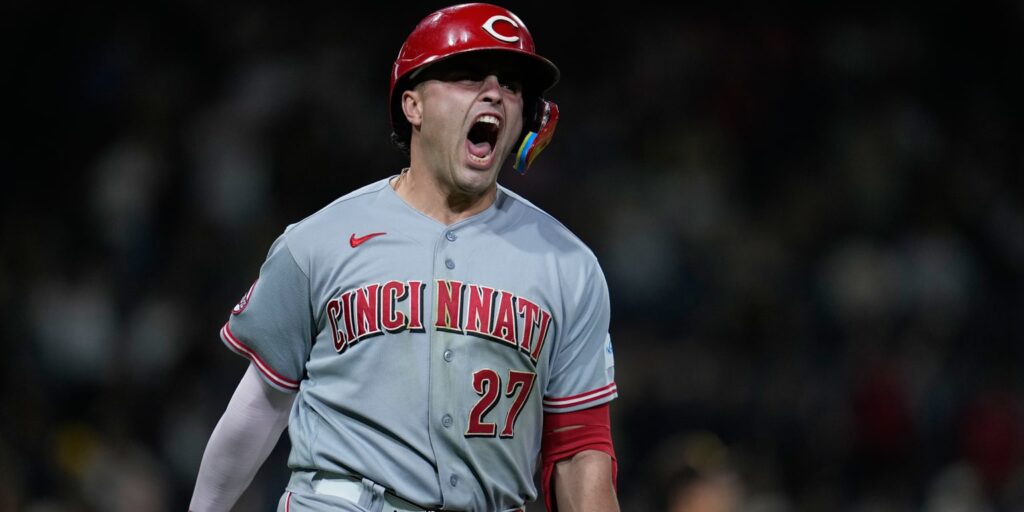 Sal Stewart’s 11th-Inning Blast Lifts Reds Past Padres After a Brutal Skid