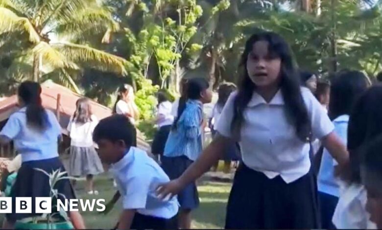 School Structure Collapses During Philippines Quake, But All Students Stay Safe