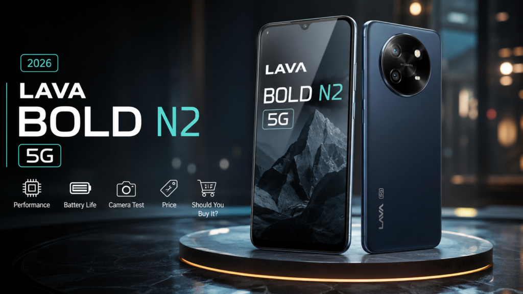 Lava Bold N2 5G Brings 6,000mAh Battery and Android 16 to a Budget Price