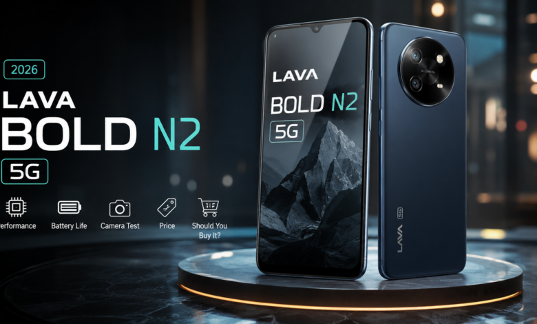 Lava Bold N2 5G Brings 6,000mAh Battery and Android 16 to a Budget Price