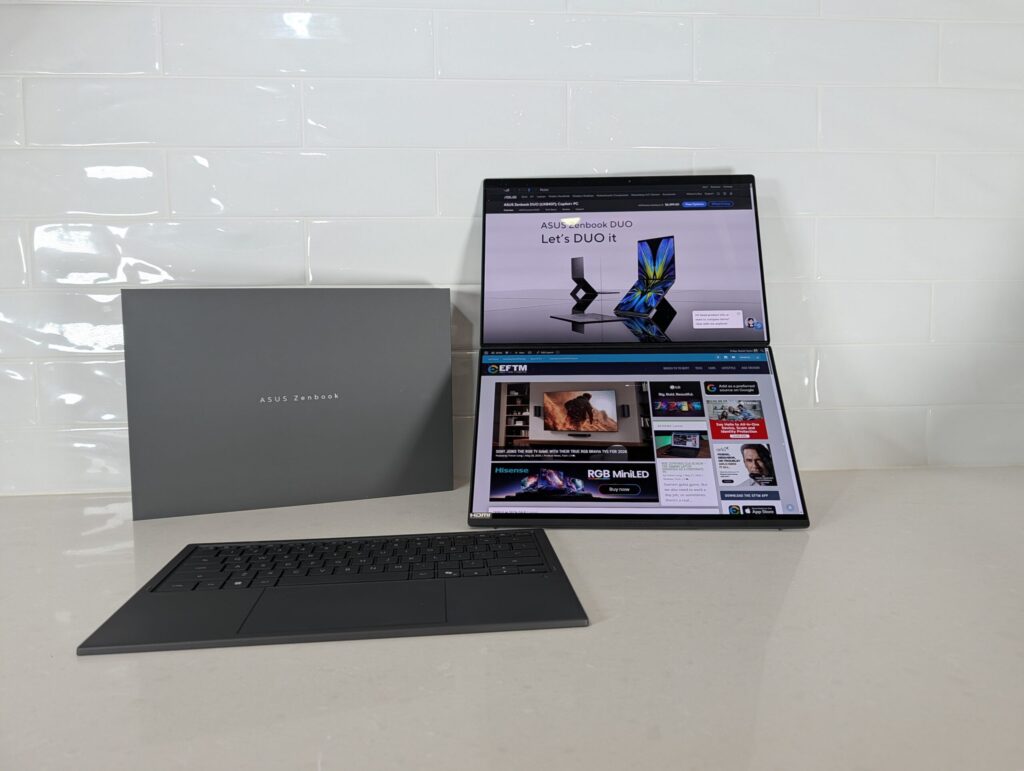 ASUS Zenbook DUO 2026 Brings Dual 3K OLED Displays, Yet Stays Under 1.65 Kg