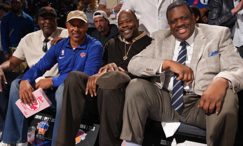 Knicks Alumni Row Turns MSG Into a Family Reunion, and the Finals Seats Mean Everything