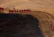Putah Fire Rises, Highway 128 Reopens as Red Flag Warning Threatens Fresh Growth