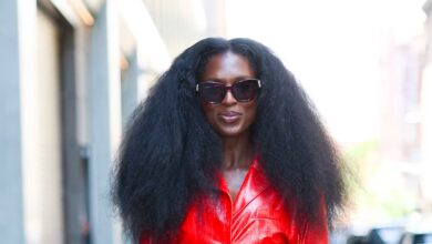 Jodie Turner-Smith’s Red Leather Suit Turned Two New York Outfits Into One Power Move