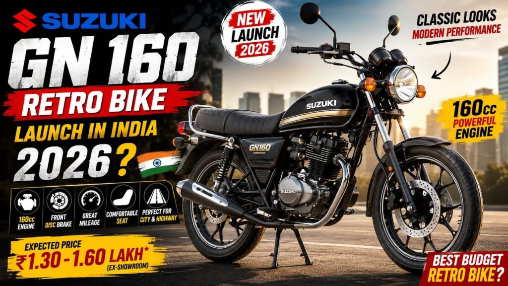 Suzuki GN 160 Brings Retro Design to the Daily Ride, with a 160cc Engine