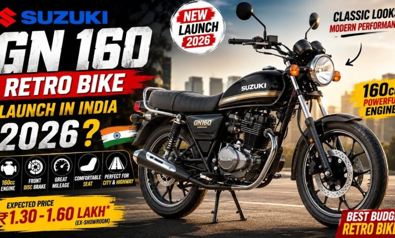 Suzuki GN 160 Brings Retro Design to the Daily Ride, with a 160cc Engine
