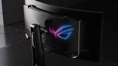 ASUS’s 34-Inch OLED Gaming Monitor Lands in the US, 360Hz and RGB Stripe Change the Stakes