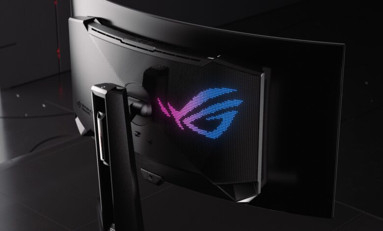 ASUS’s 34-Inch OLED Gaming Monitor Lands in the US, 360Hz and RGB Stripe Change the Stakes