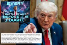 Trump’s Truth Social Blitz Mixes QAnon Imagery With DC Makeover Push