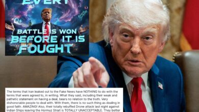 Trump’s Truth Social Blitz Mixes QAnon Imagery With DC Makeover Push