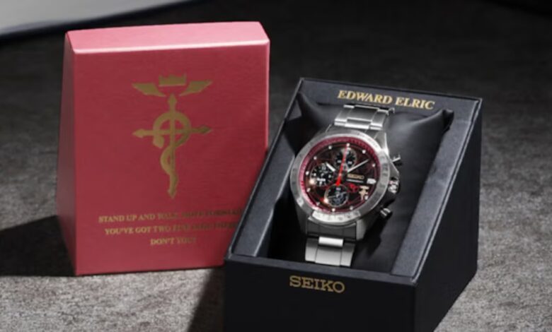 Seiko’s £300 Fullmetal Alchemist Watch Turns Anime Details Into a Collector’s Flex