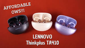 Lenovo TA410 Stands Out with 48-Hour Battery Life and an Open-Ear Design