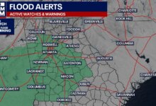Georgia Braces for Flash Flood Risk as Tropical Moisture Targets Atlanta