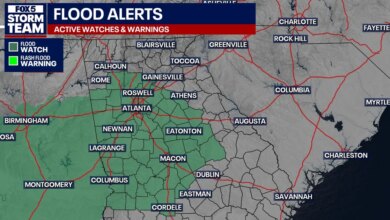 Georgia Braces for Flash Flood Risk as Tropical Moisture Targets Atlanta