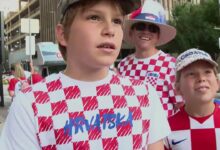 Dallas Turns Into a Croatia Sea of Red and White Ahead of England Clash
