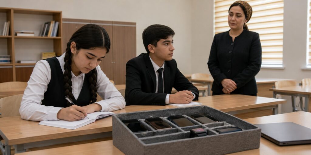 Turkmenistan Loosens School Phone Rules, But Draws a Clear Line on Disruption