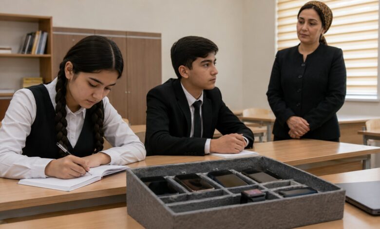 Turkmenistan Loosens School Phone Rules, But Draws a Clear Line on Disruption