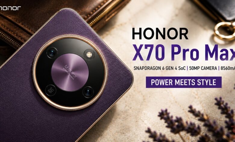 HONOR X70 Pro Max Stands Out With an 8560 mAh Battery and Serious Durability