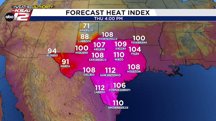 Dangerous Heat Hits Today, Then Storm Chances Return Late Friday Into Saturday