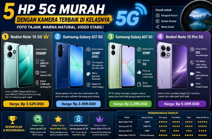 5 Cheap 5G Phones With Cameras That Punch Above Their Price