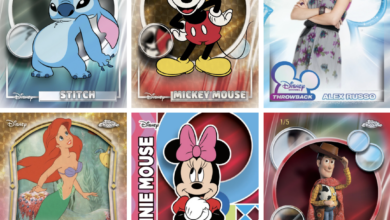 2026 Topps Chrome Disney Mega Box Packs In Stitch, Toy Story, and Rare X-Fractors