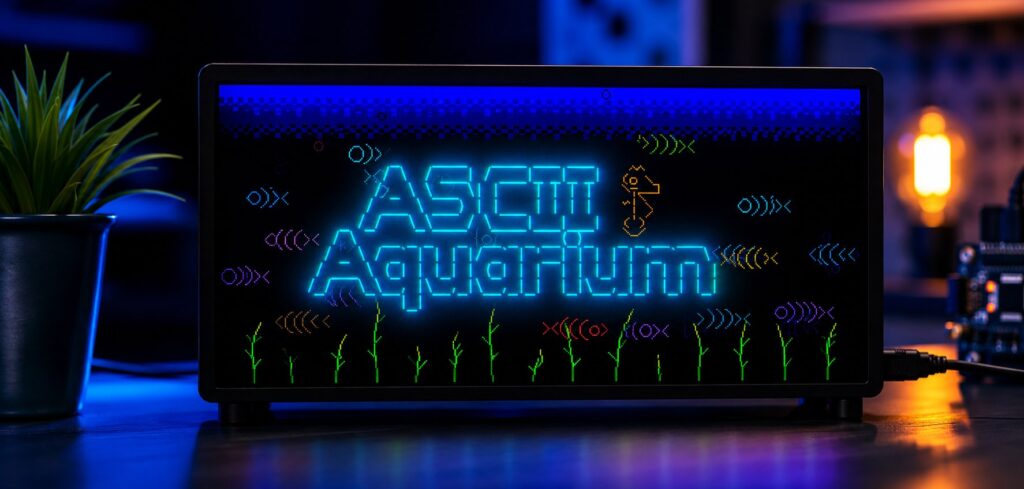 ESP32 CYD Turns Into A Tiny Aquarium That Keeps Running, And Still Tells Time