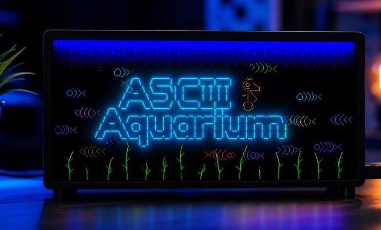 ESP32 CYD Turns Into A Tiny Aquarium That Keeps Running, And Still Tells Time
