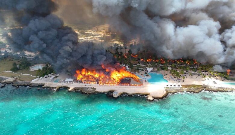 Woman Killed, 1,700 Evacuated As Fire Tears Through Dominican Beach Resort